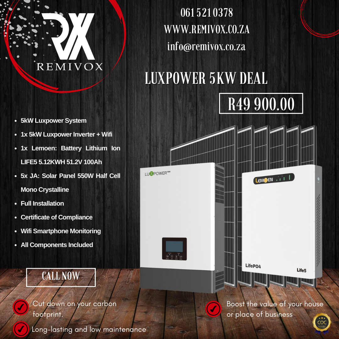 LUXPOWER 5KW Solar System Special